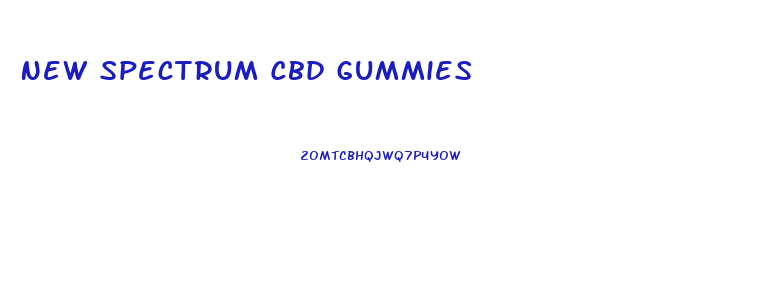 New Spectrum Cbd Gummies