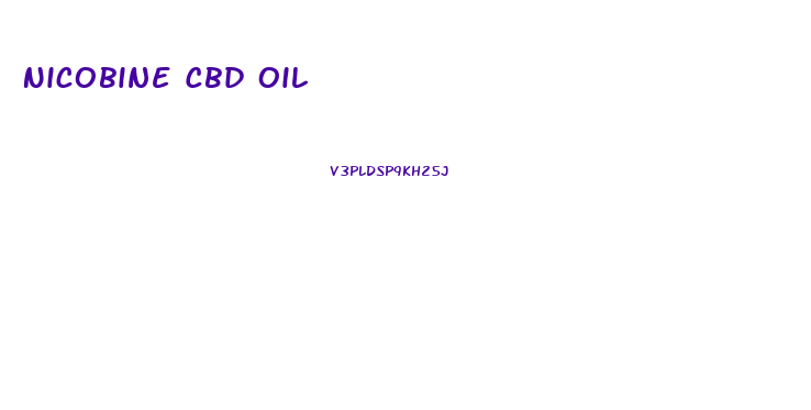 Nicobine Cbd Oil