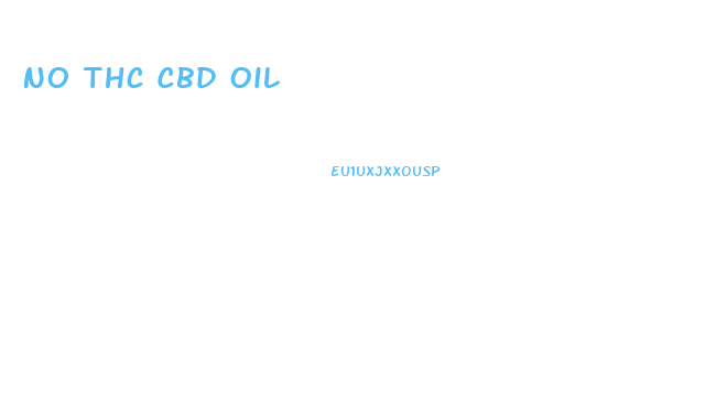No Thc Cbd Oil