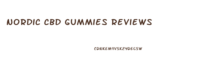 Nordic Cbd Gummies Reviews