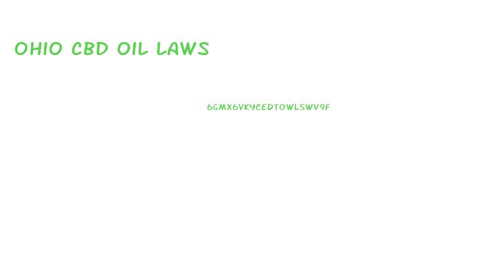 Ohio Cbd Oil Laws