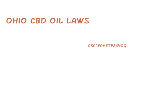 Ohio Cbd Oil Laws