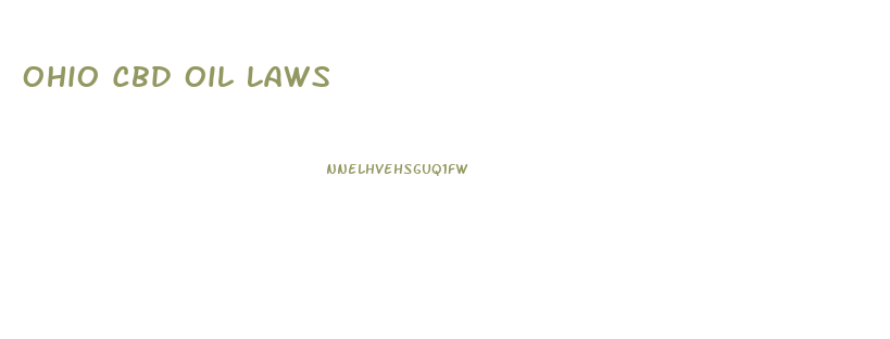 Ohio Cbd Oil Laws