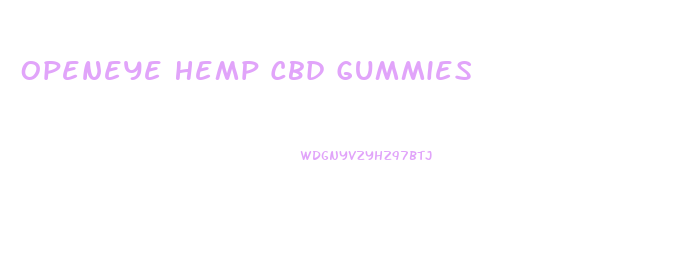 Openeye Hemp Cbd Gummies