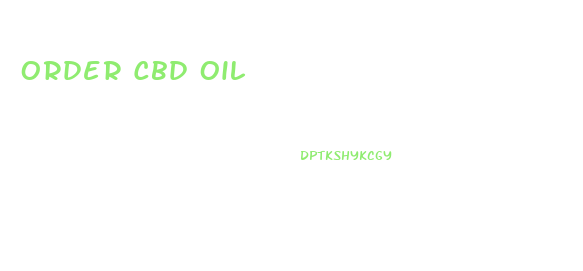 Order Cbd Oil