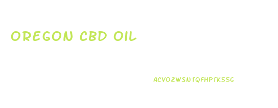 Oregon Cbd Oil