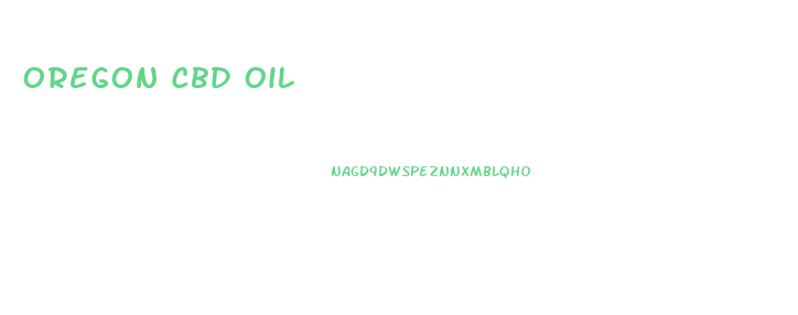 Oregon Cbd Oil