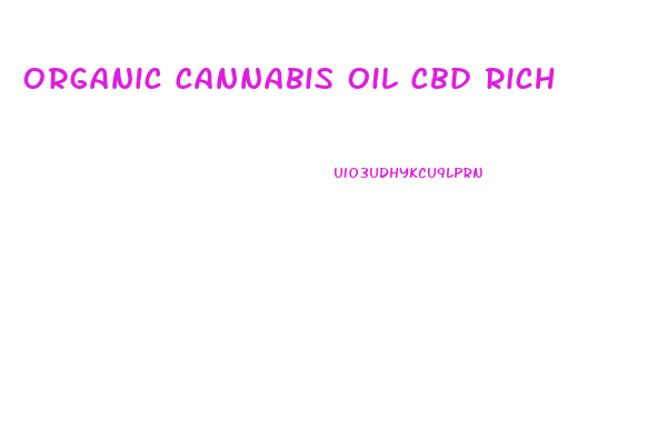 Organic Cannabis Oil Cbd Rich