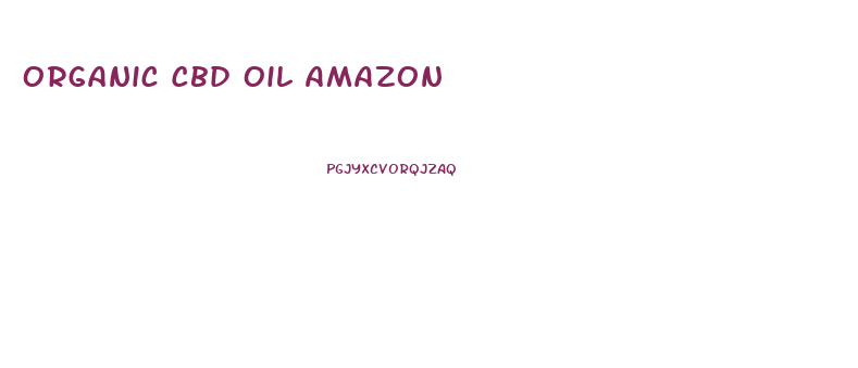 Organic Cbd Oil Amazon