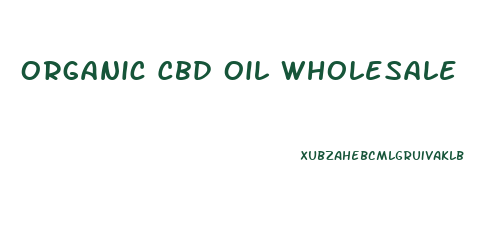 Organic Cbd Oil Wholesale