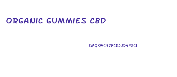 Organic Gummies Cbd