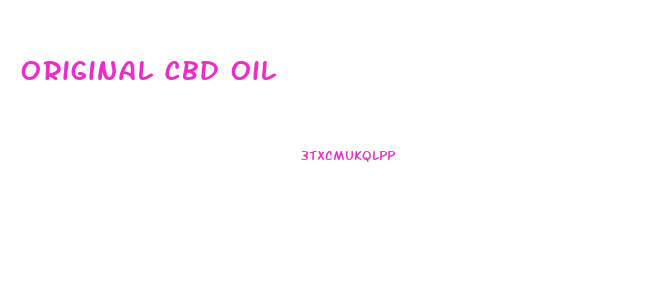Original Cbd Oil