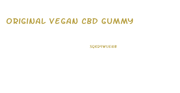 Original Vegan Cbd Gummy