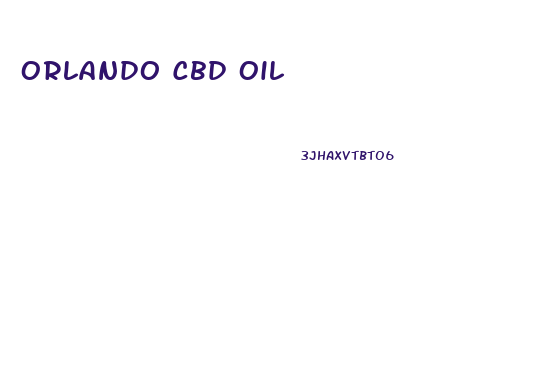 Orlando Cbd Oil
