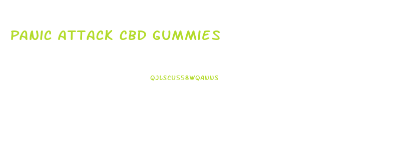 Panic Attack Cbd Gummies