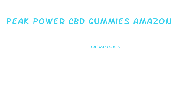 Peak Power Cbd Gummies Amazon