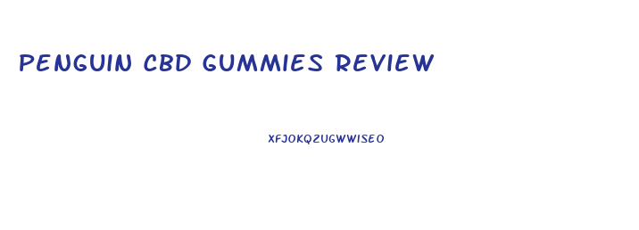 Penguin Cbd Gummies Review