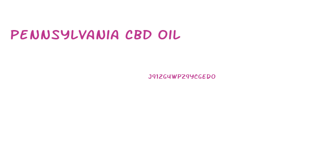 Pennsylvania Cbd Oil