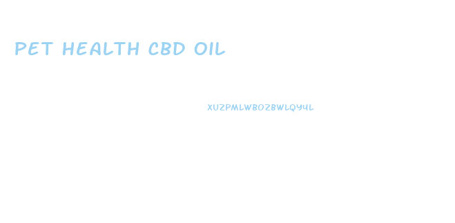 Pet Health Cbd Oil