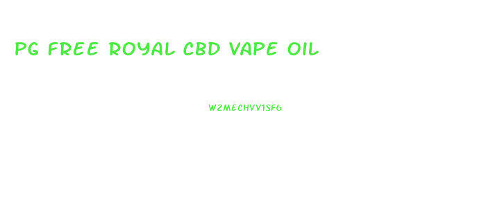 Pg Free Royal Cbd Vape Oil