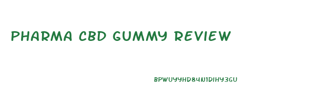 Pharma Cbd Gummy Review