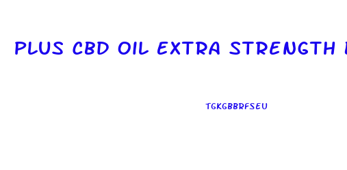 Plus Cbd Oil Extra Strength Balm