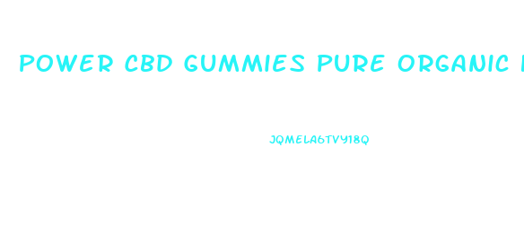 Power Cbd Gummies Pure Organic Hemp Extract