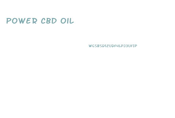 Power Cbd Oil