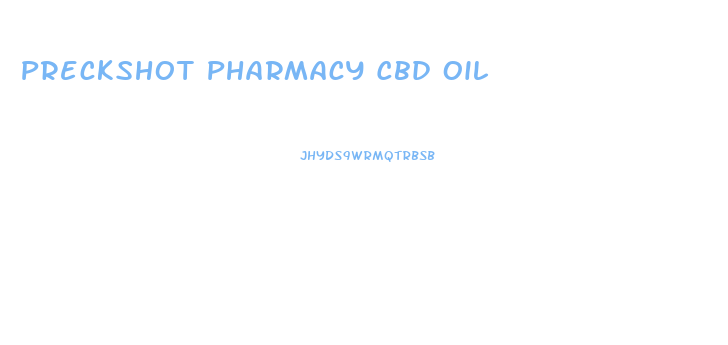 Preckshot Pharmacy Cbd Oil
