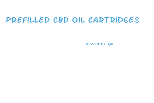 Prefilled Cbd Oil Cartridges