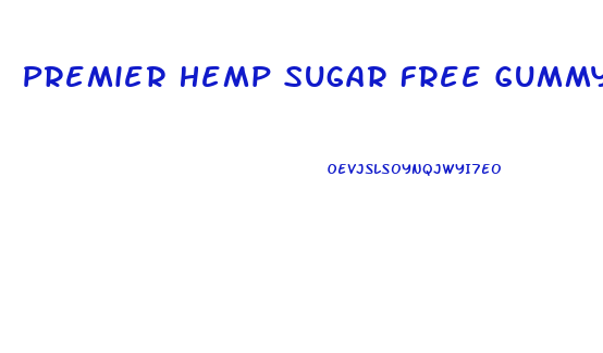 Premier Hemp Sugar Free Gummy Bears With Cbd