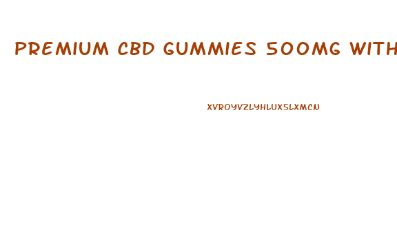 Premium Cbd Gummies 500mg With A Turtle Logo