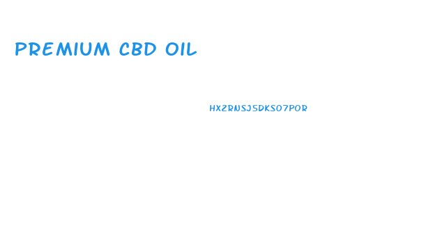 Premium Cbd Oil