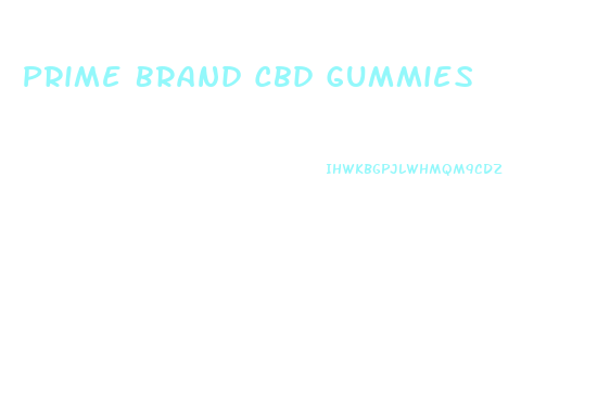 Prime Brand Cbd Gummies