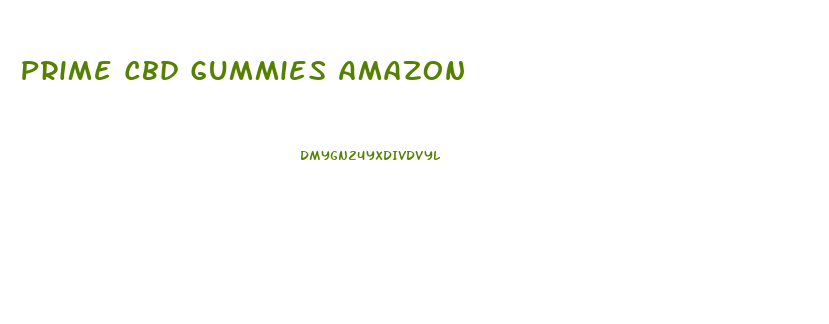 Prime Cbd Gummies Amazon