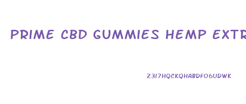 Prime Cbd Gummies Hemp Extract Reviews