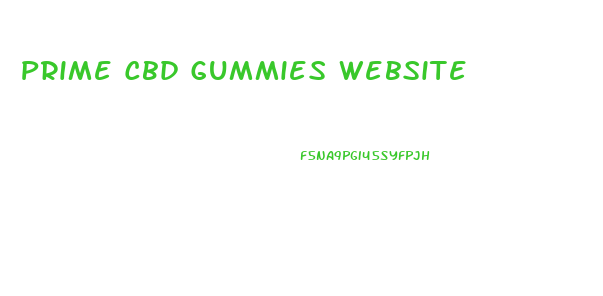 Prime Cbd Gummies Website