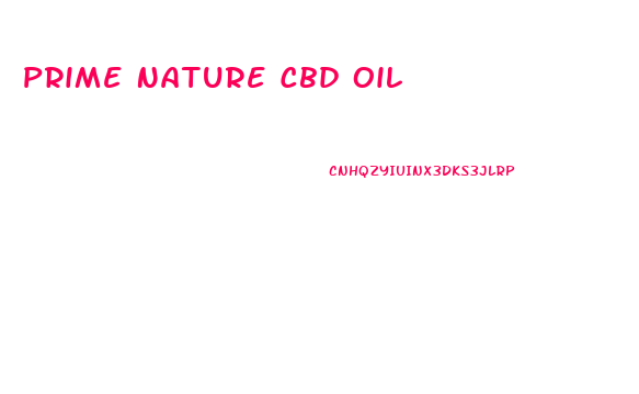 Prime Nature Cbd Oil