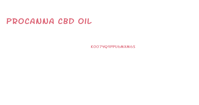 Procanna Cbd Oil