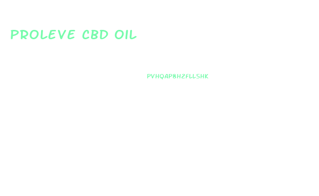 Proleve Cbd Oil