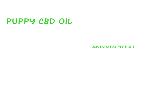 Puppy Cbd Oil