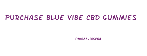 Purchase Blue Vibe Cbd Gummies