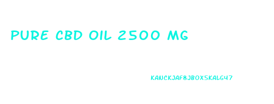 Pure Cbd Oil 2500 Mg