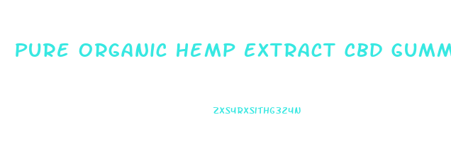 Pure Organic Hemp Extract Cbd Gummies