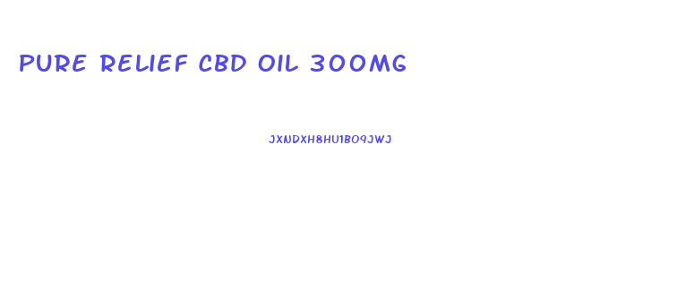 Pure Relief Cbd Oil 300mg