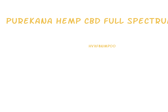 Purekana Hemp Cbd Full Spectrum Gummies