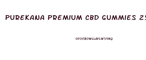 Purekana Premium Cbd Gummies 25 Mg