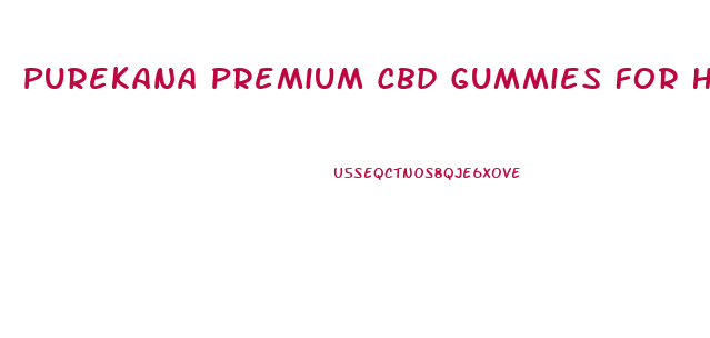 Purekana Premium Cbd Gummies For Hair Growth