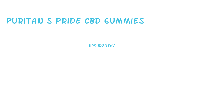 Puritan S Pride Cbd Gummies
