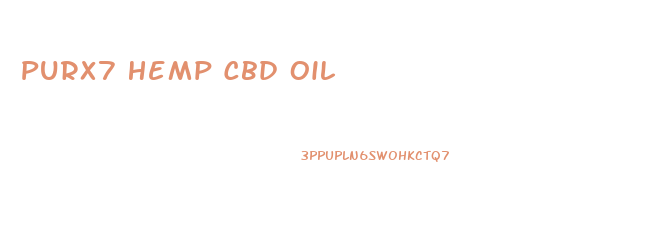 Purx7 Hemp Cbd Oil